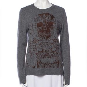 BRAND NEW ZADIG & VOLTAIRE sweater| Gray Skull Sweater | With tags | Size S.